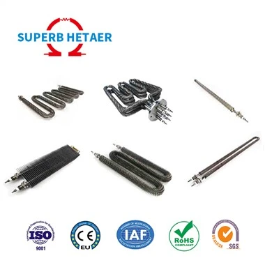 Escalfador d'aire tubular amb aletes rectes de 415v 750w per a l'intercanvi de calor