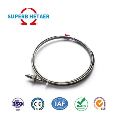 Sensor de temperatura de la sonda de la indústria de rosca de rosca M6 d'alta capacitat Termopar tipus EKJ