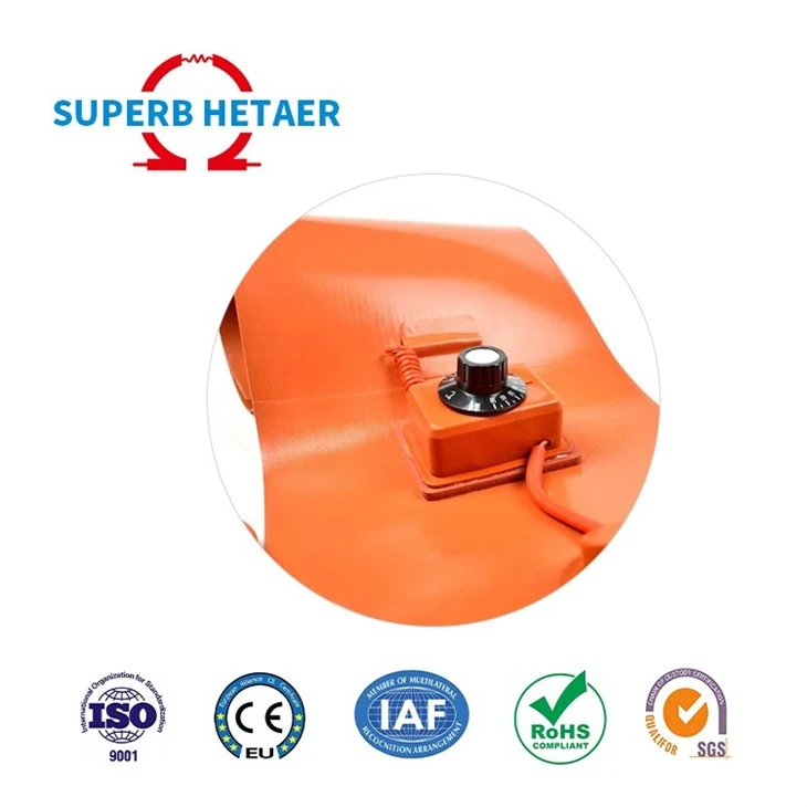 Electric Flexible Silicone Rubber Surface Heating Pad Heater For Drum 3D Printer