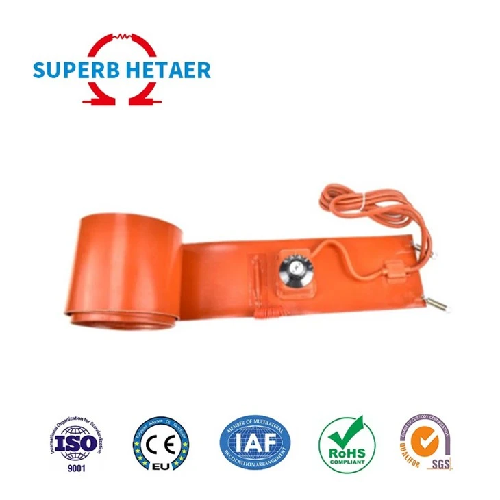 Electric Flexible Silicone Rubber Surface Heating Pad Heater For Drum 3D Printer