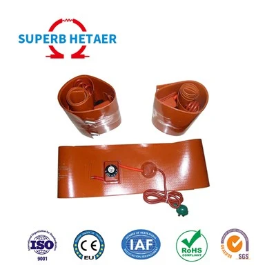 Escalfador de superfície de goma de silicona flexible elèctric per a impressora 3D de tambor