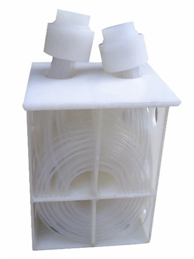 Intercanviadors de calor fluoroplàstics anticorrosius (PTFE/FEP/PFA).